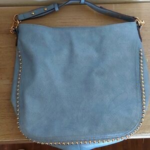 Light color blue purse